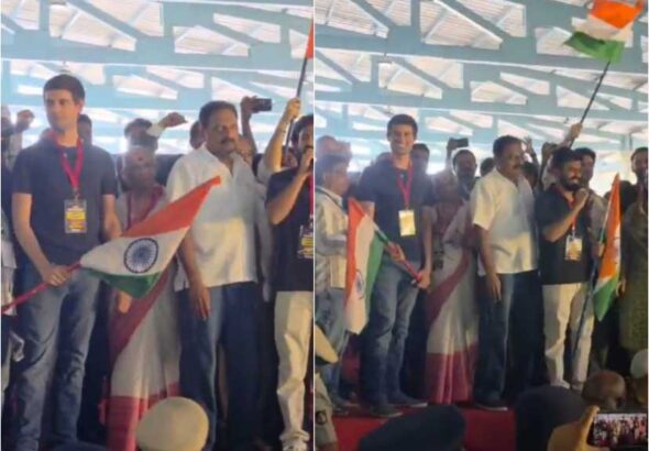 CJP Co-coordinator Saurav Das calls for a protest, speaking in Tamil!!