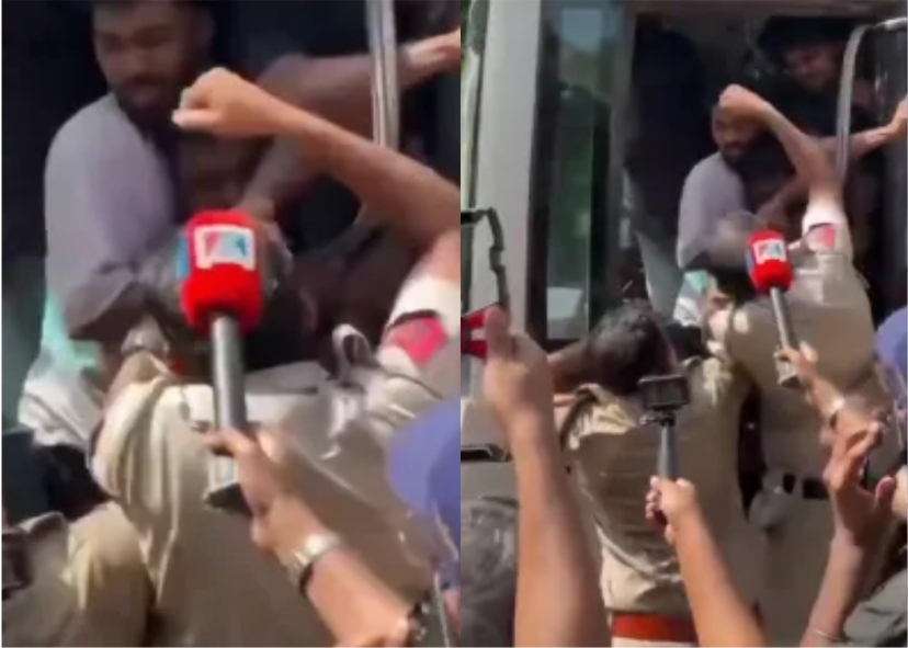 Shocking video of a Delhi policeman punching students goes viral!!