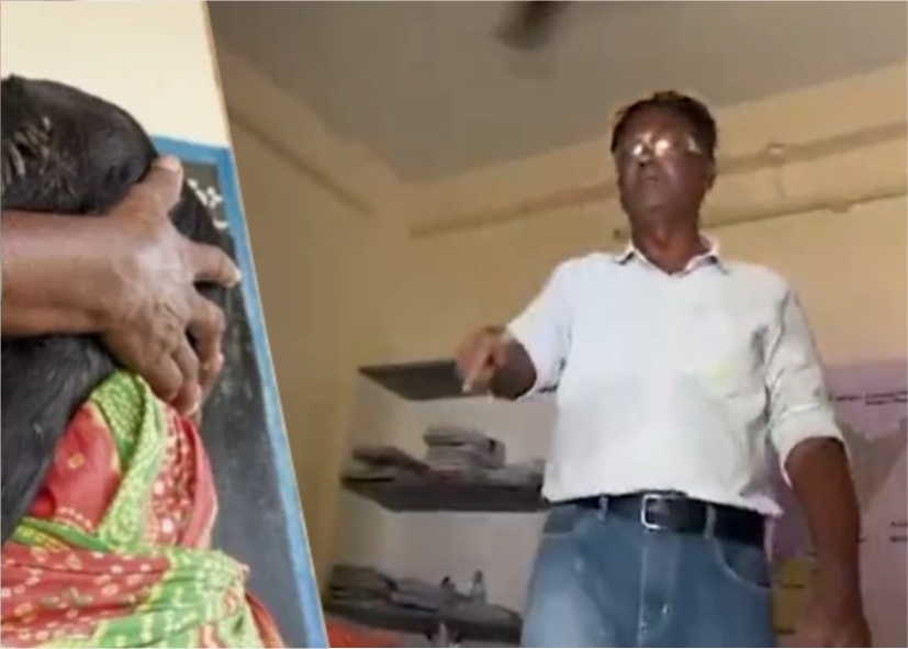 இளைஞரை எலும்பை உடைச்சிருவேன் என கால்நடை மருத்துவ மிரட்டும் வீடியோ வைரல்!!