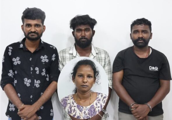 கணவனுடன் ஜாலியாக இருந்த கள்ளக்காதலியை தூக்கி கூலிப்படைக்கு விருந்தாக்கிய மனைவி!!