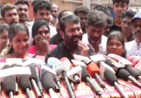 சீமான் கேள்வி ஆதவ் அர்ஜுனா மாமனார் எதுக்காக 900 கோடி என்ன நோக்கத்திற்காக கொடுத்தீங்க..!