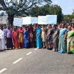 சுடுகாட்டைக் காணோம் குஞ்சிபாளையம் பொதுமக்கள் ஆர்ப்பாட்டம் !!