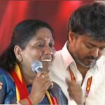 நெட்டிசன்கள் கிண்டல் விரட்டியடிப்பதால்.. வேட்பாளரை விட்டு அழ வைத்து பிரச்சாரம்..!!